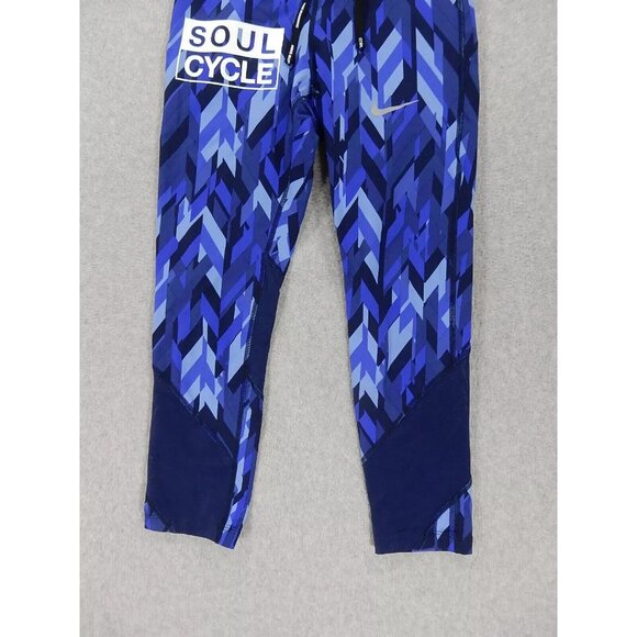 Nike Dri Fit SOUL CYCLE Compression Leggings Pants (Women's X-Small) Blue - Picture 2 of 5